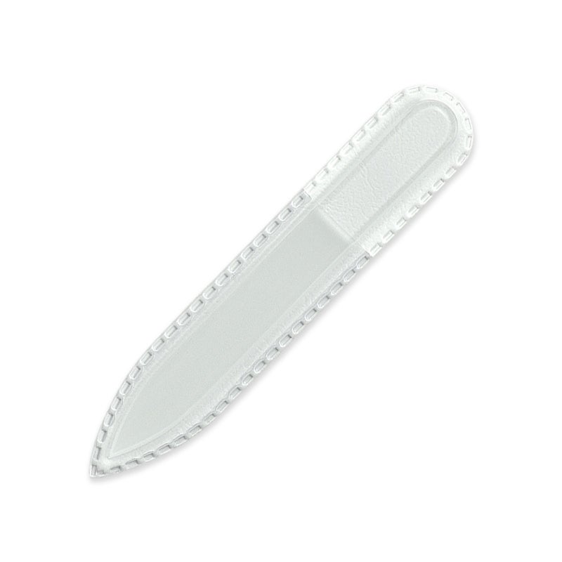 Mont Bleu Small Premium Glass Nail File - Genuine Czech Tempered Glass - Handmade in Czech Republic - Best Crystal Nail File for Nail Care - Image 1